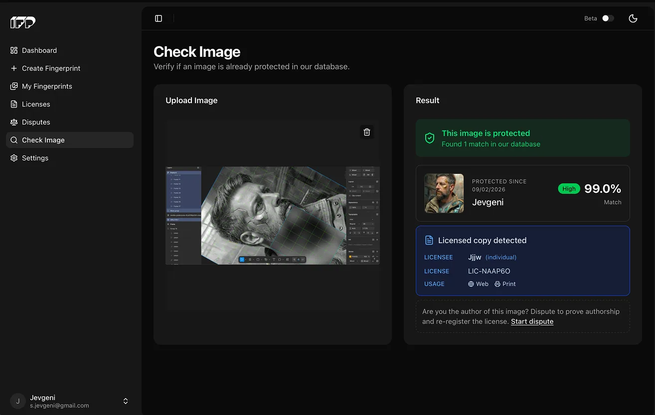 Noise overlay + hard UI elements
